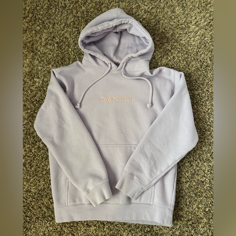 You Matter hoodie lavender Rare